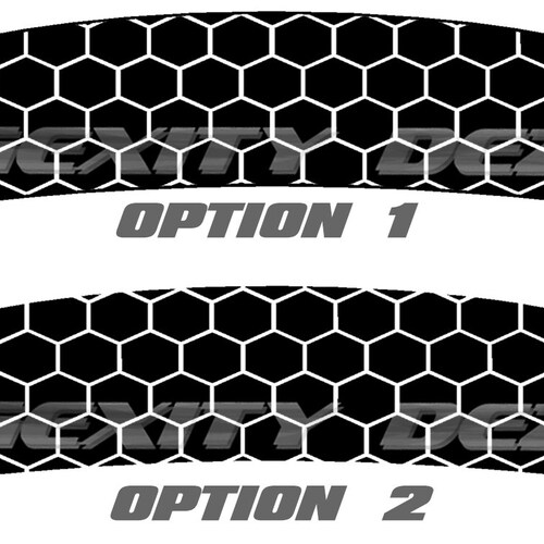 Custom Cast Vinyl tailband over-the-trunk stripe FOR CHARGER Honeycomb pattern or Solid scat pack hemi mopar shops 392 tail band scat pack bee