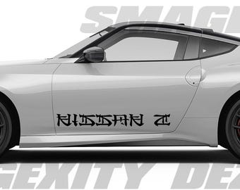 JDM Japanese import Nissan Nismo Z decal graphics vinyl rising sun racing mitsubishi lexus toyota mazda subaru mugen KlT