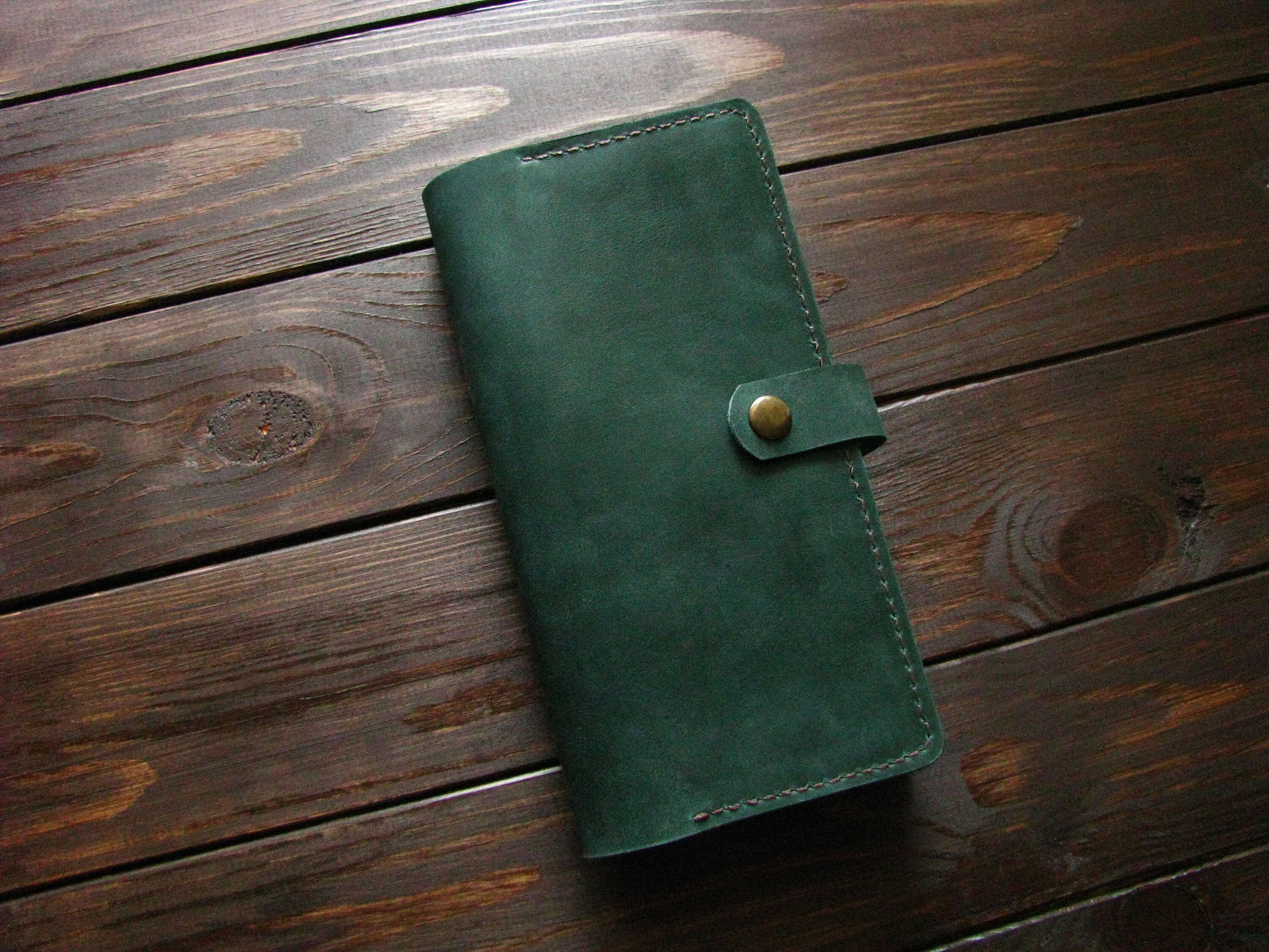 Large travel document holder Leather travel wallet Passport Etsy