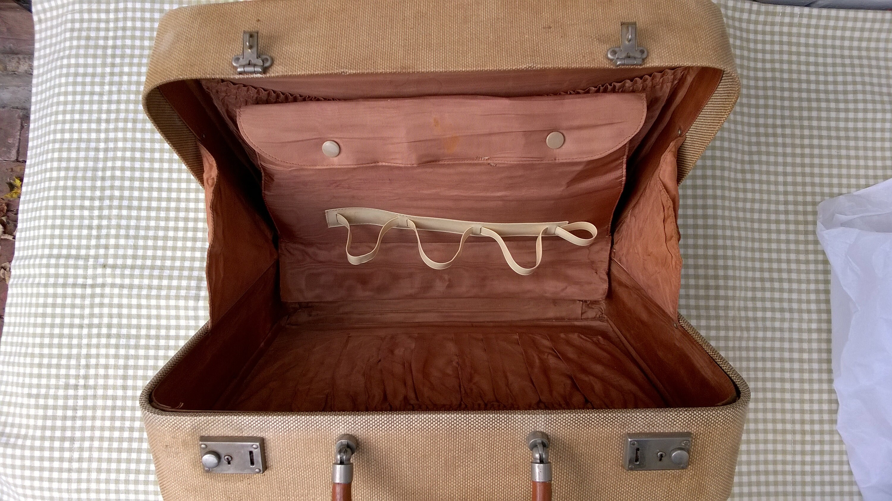 Vintage 1950s 'revelation' Tweed Train Case Vanity Etsy Ireland