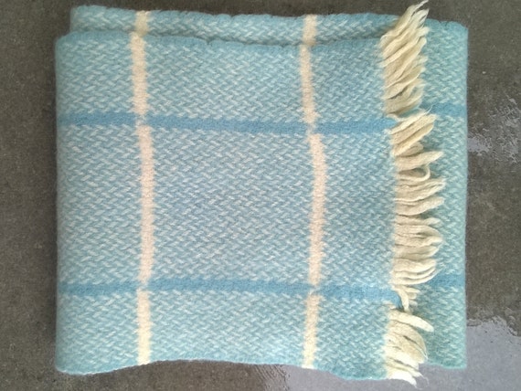 Vintage St Michael Lambswool And Shetland Duck Egg Blue Etsy