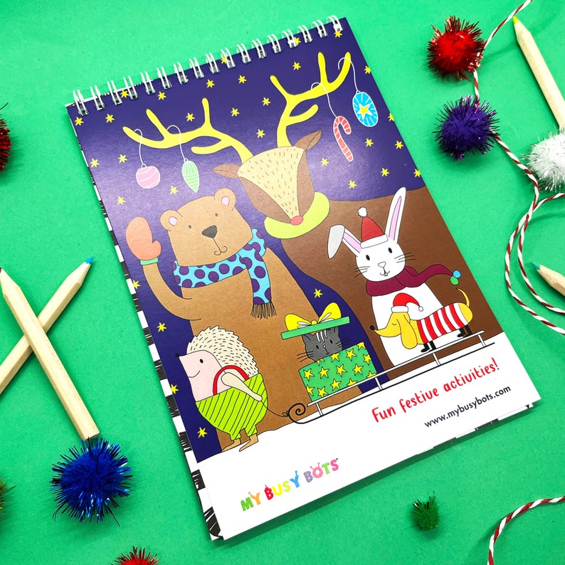 Fun Christmas Activity Booklet - colouring, fun Christmas activities, Christmas eve box, Christmas fun for kids, Christmas fun 