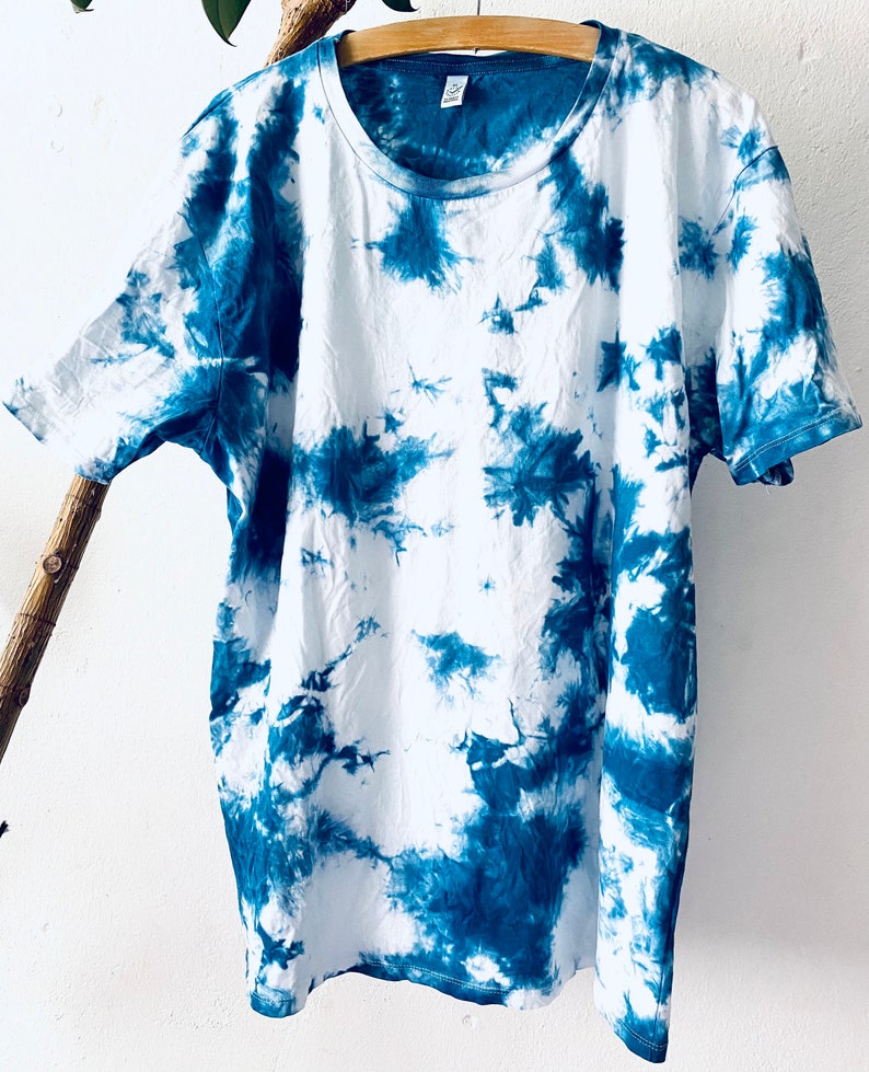 Indigo dye T-Shirt Bild 1