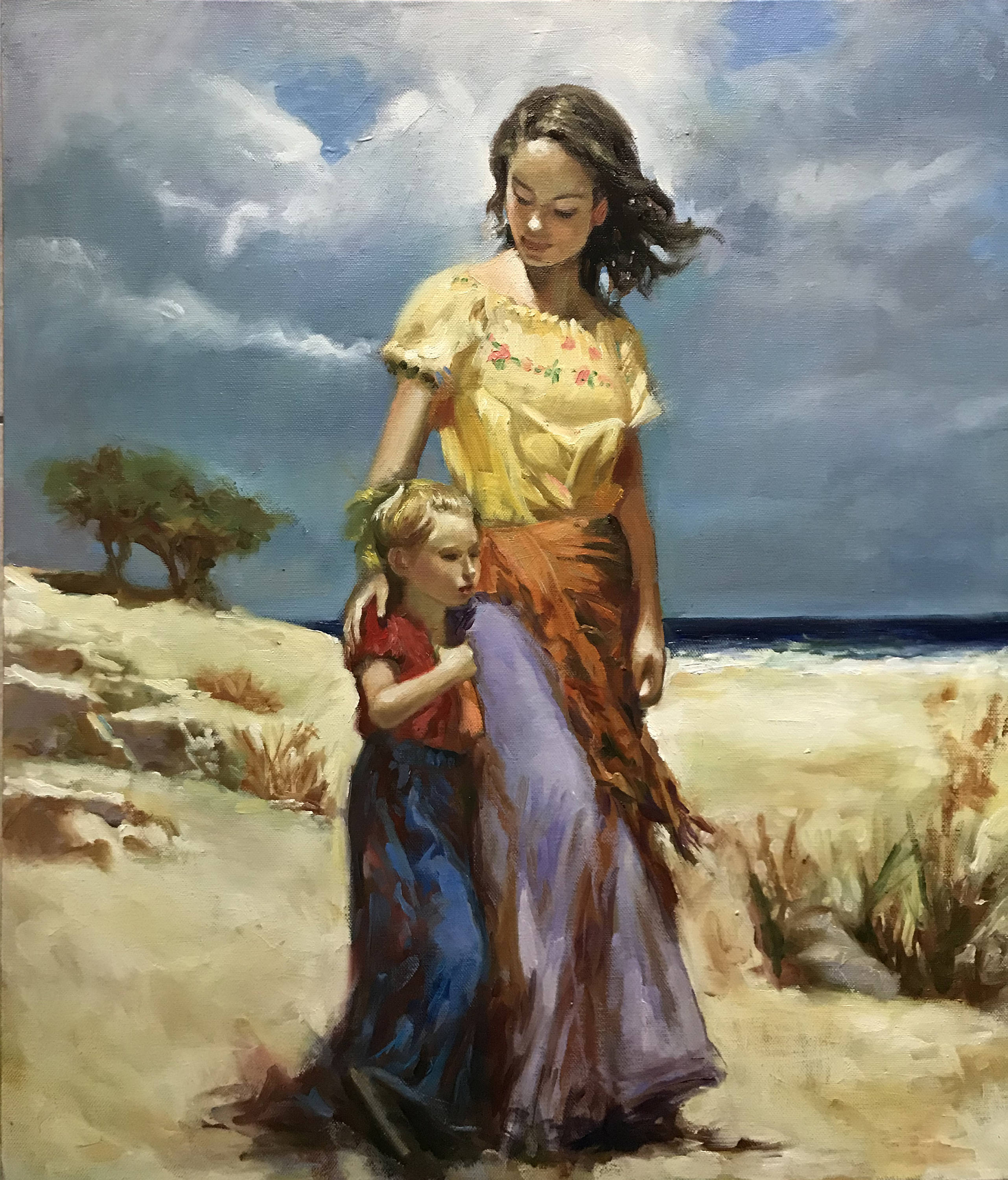 Handpainted Reproduction Pino Daeni Oil Painting Etsy