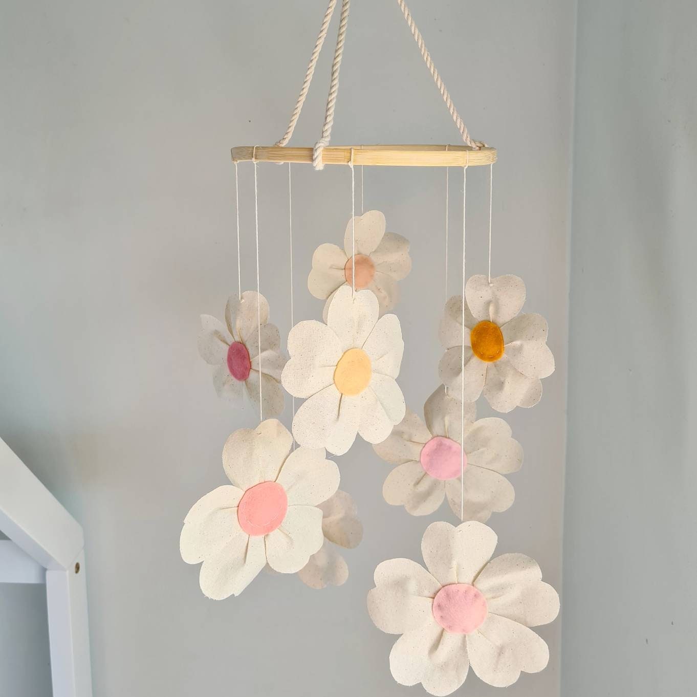 Flower Baby Mobile Flower Mobile Floral Mobile Baby Mobile Etsy Australia