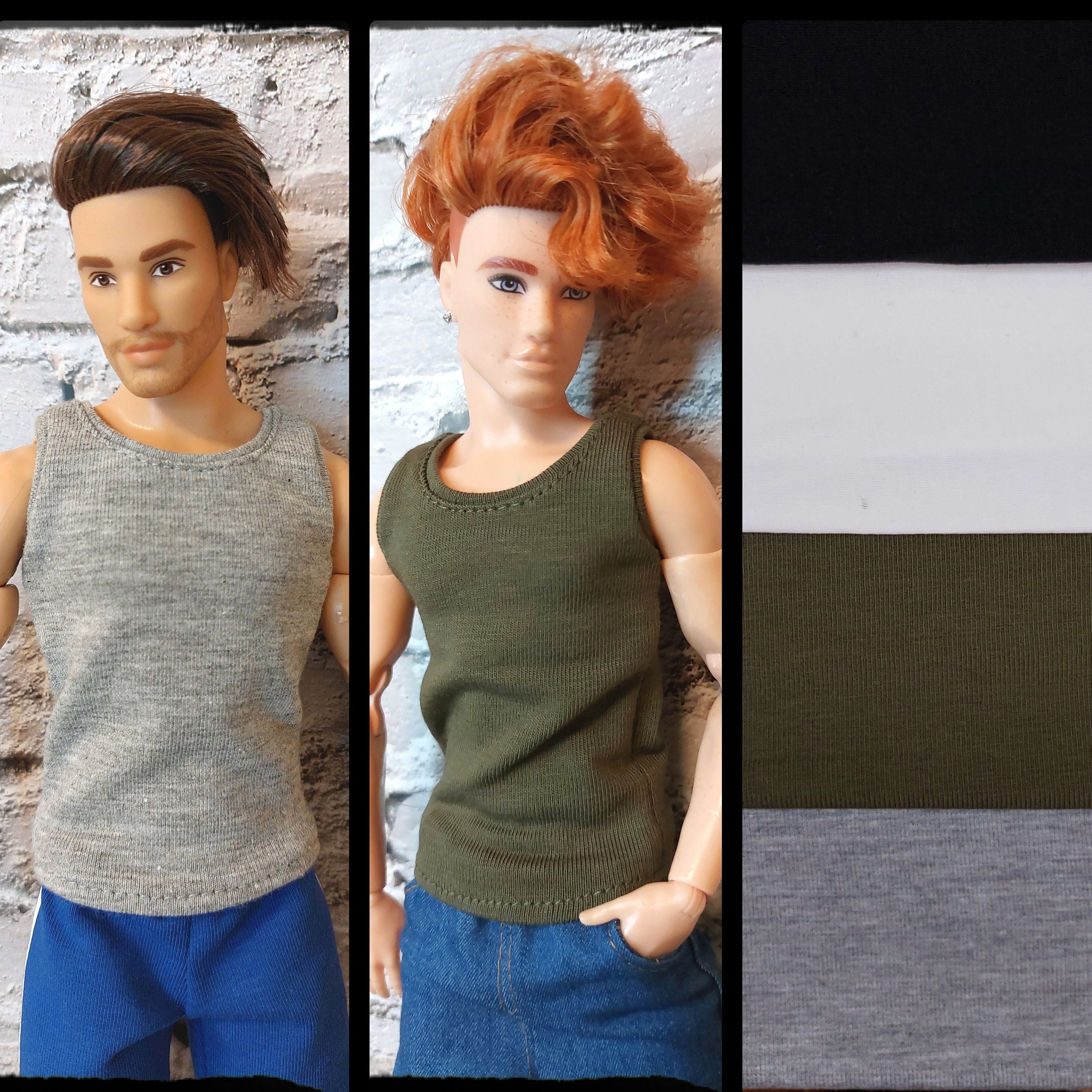 PDF 12 Ken Doll Clothes beau Comes Calling Vintage Pattern PDF