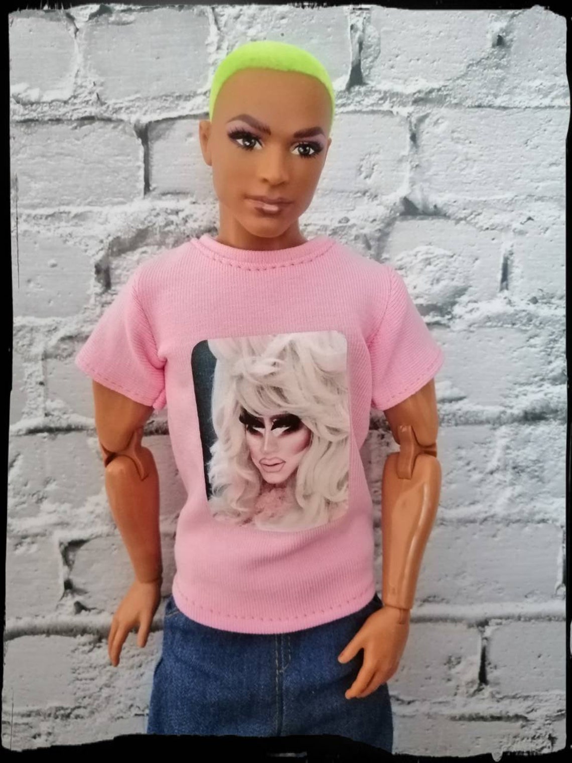 ken doll pink shirt