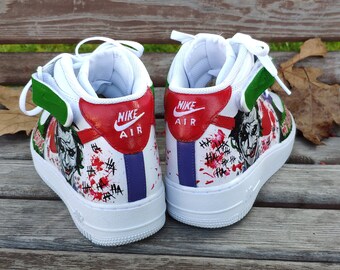 nike air force malowane