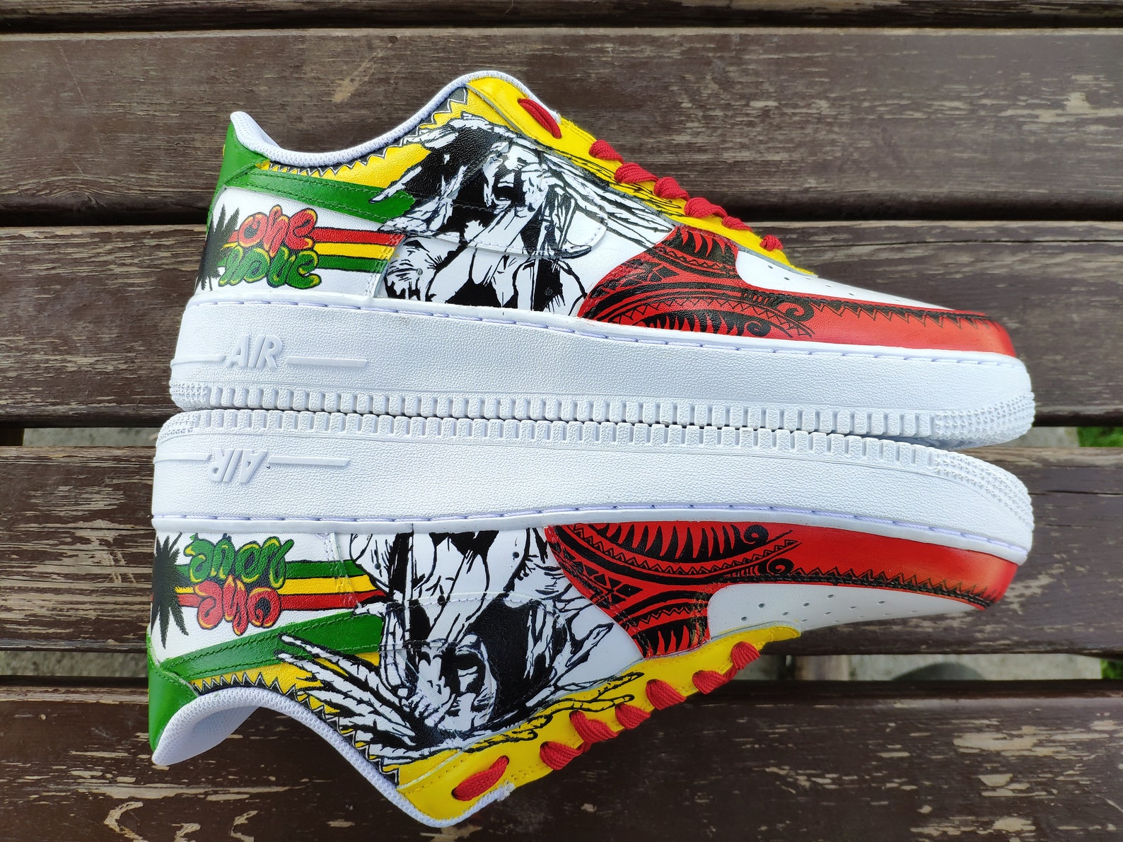 bob marley air force ones