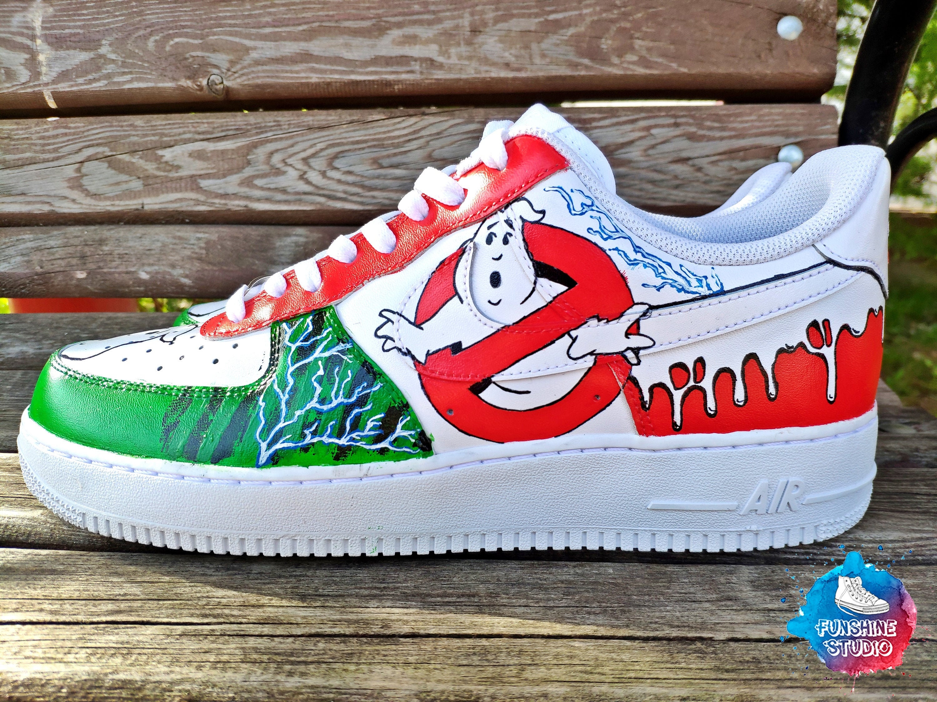 Custom Hand Painted Ghostbusters Converse All Stars canvas sneakers ~ For  Kids ~