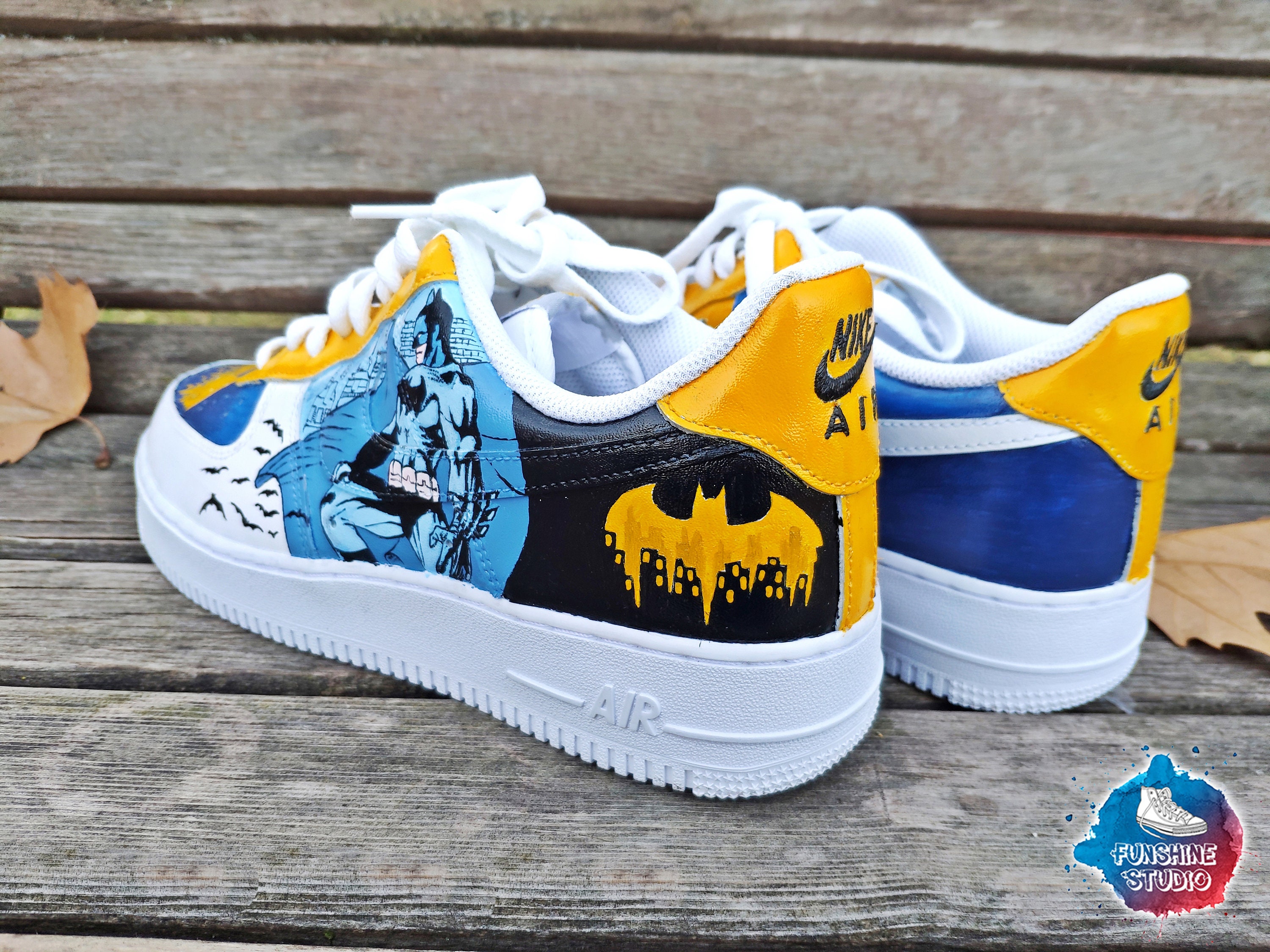 custom air force 1 batman