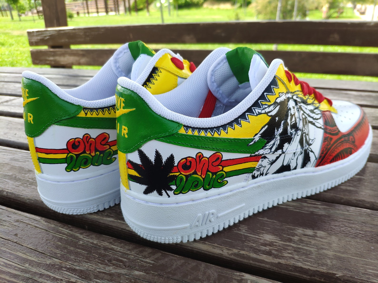 bob marley air force ones