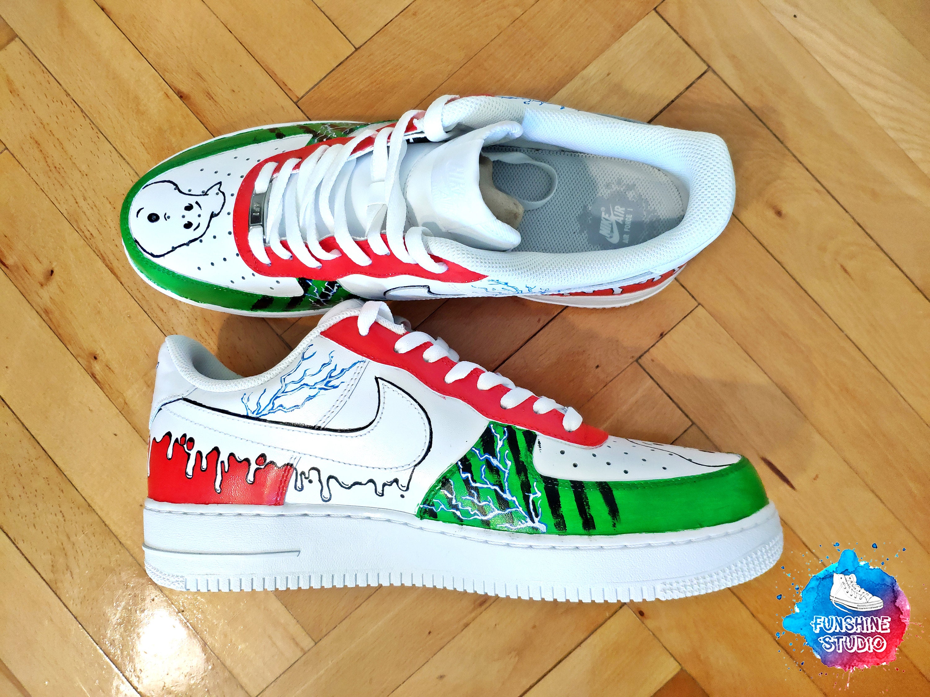 Custom Ghostbusters Nike Air Force 1 Custom Nike Air Force 1 | Etsy Italia