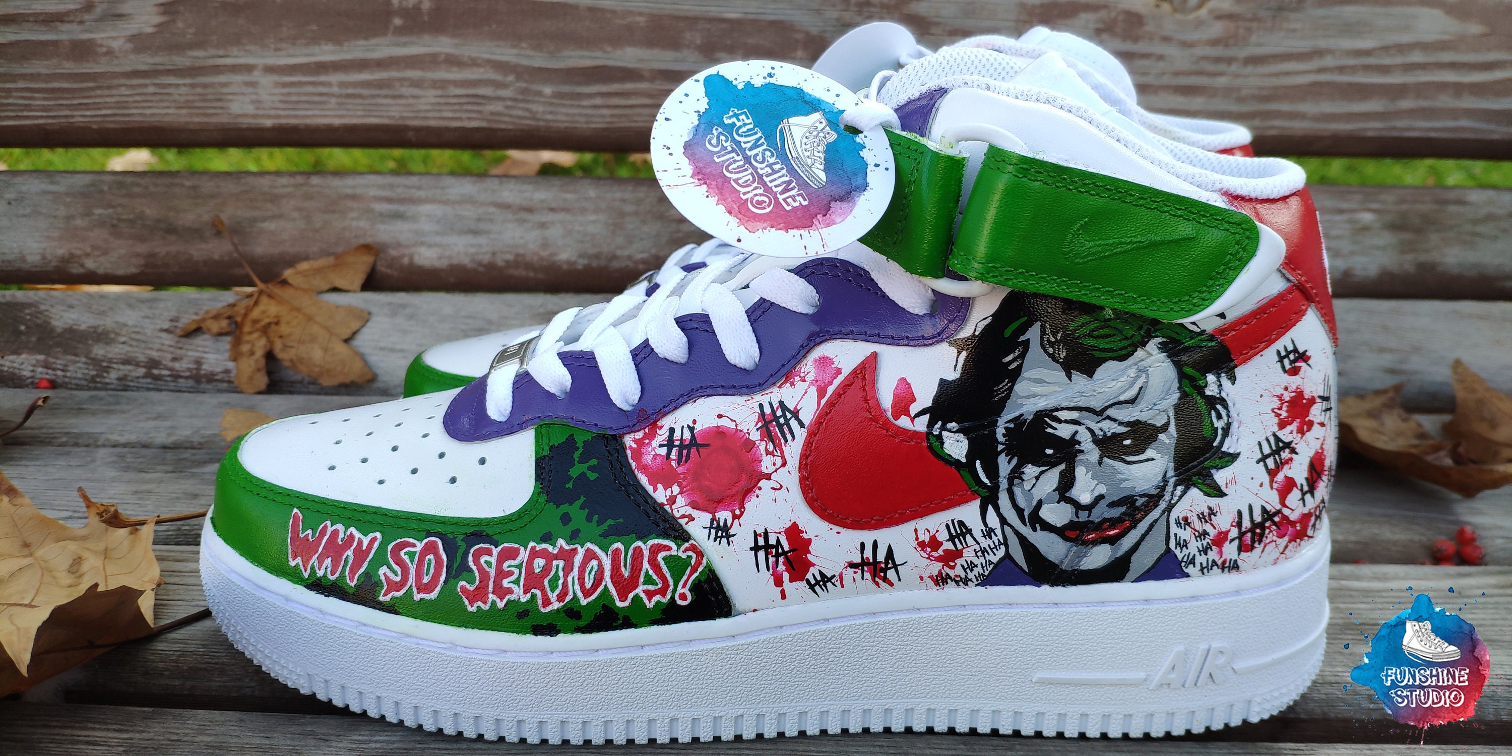 Custom Joker Nike Air Force 1 Custom 