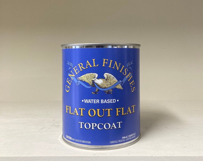 General Finishes Flat Out Flat Topcoat Etsy