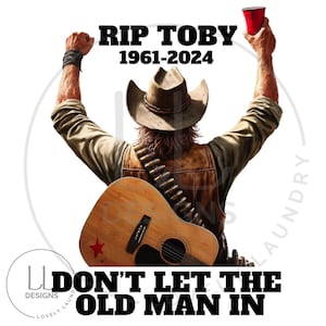 Toby Westen Cowboy PNG I love this bar png in memory of png country music png Red solo cup Digital Download country singer png image 1