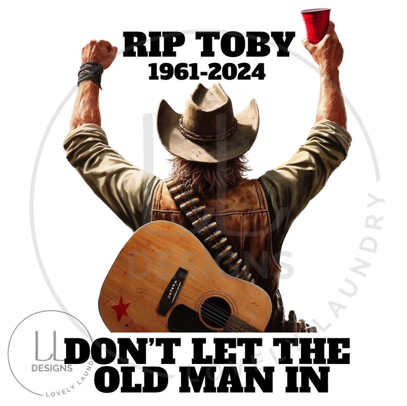 Toby Westen Cowboy PNG I love this bar png in memory of png country music png Red solo cup Digital Download country singer png image 1