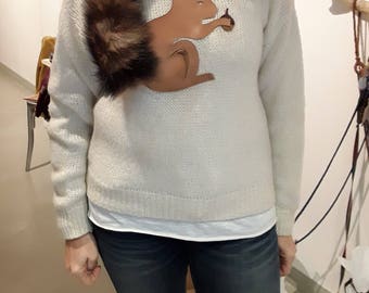 RASPINI Vintage 80's Wool Pullover Size S