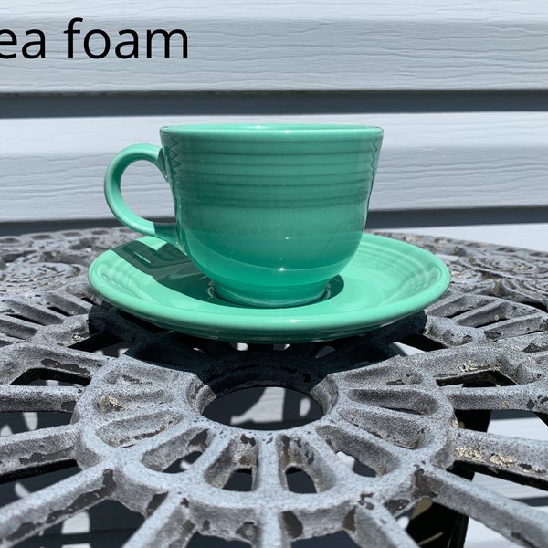 Fiestaware Tea Cups & Saucers (various colors)