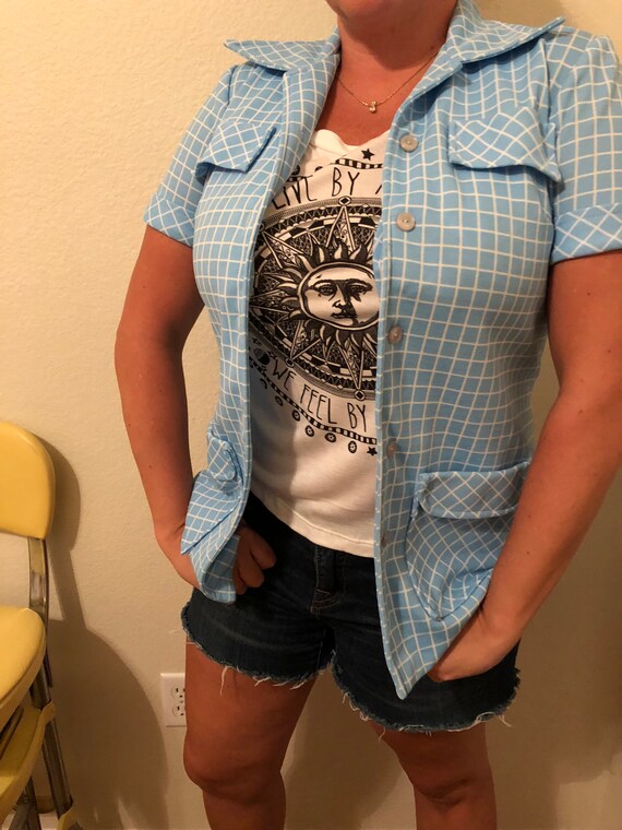 Disco Grandma 1970s house shirt
