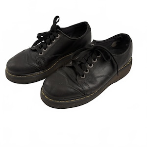 Dr. Martens | Men's Vintage 90s Black Platform Leather Oxford Lace Up #8651 Sz 9