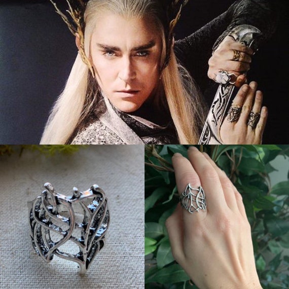 The Elf Lord King Enchanted Branch Ring Etsy