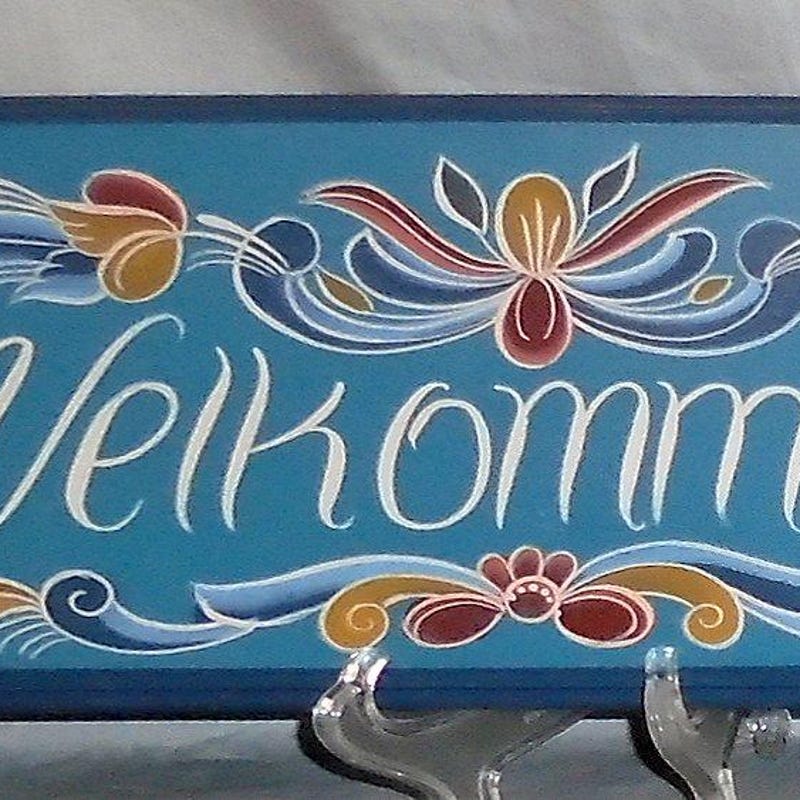 Velkommen Sign - Etsy