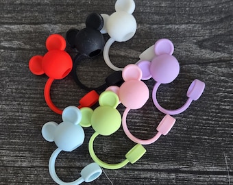 Mouse Silicone Straw Topper | Magical Drink Accessory, Fits 10mm Straws
