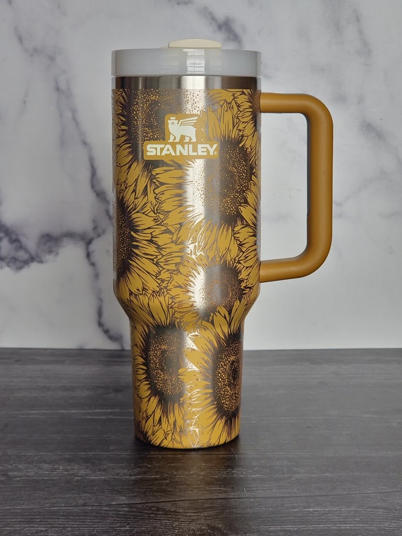 Sunflower Tumbler 30 Oz Quencher 2.0 Floral Sunflower Wrap Full Wrap  Engraved Tumbler Quencher Tumbler Target Tumbler Limited Edition 