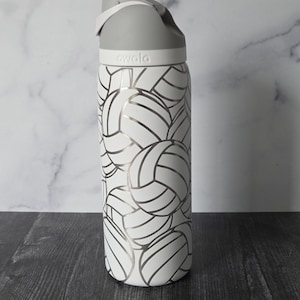 Vaso térmico personalizado grabado a prueba de fugas para voleibol, botella de agua deportiva aislada, regalo para entrenador o equipo