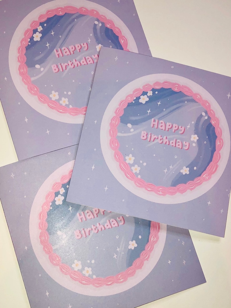 Aesthetic Happy Birthday Card