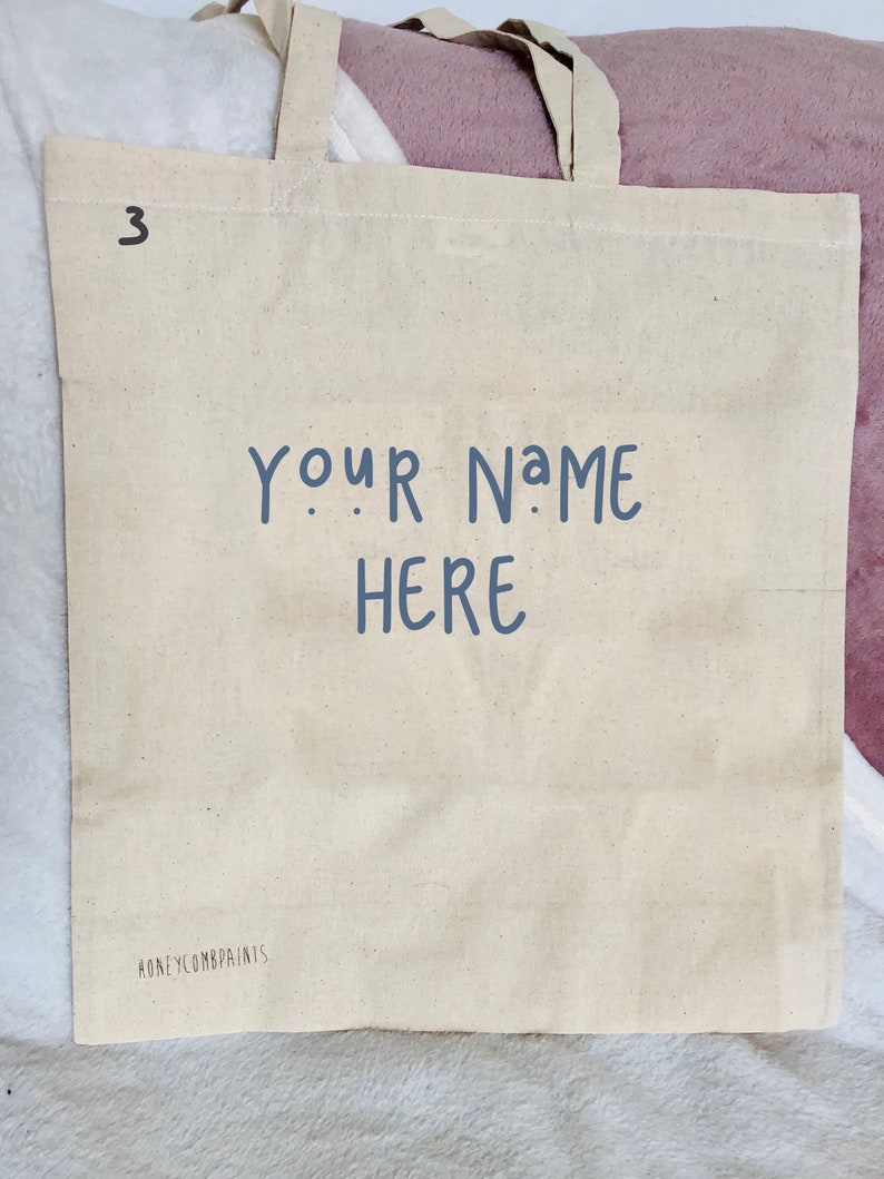 Tote Bag Shopping Bag Personalised Word Tote Bag Gifts For her Cottagecore Witchy Aesthetic Personalised Name Tote Bag Edgy