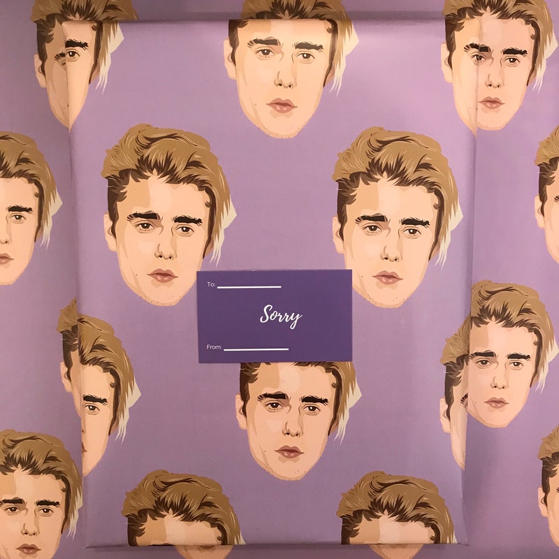 Justin Bieber Wrapping Papernull