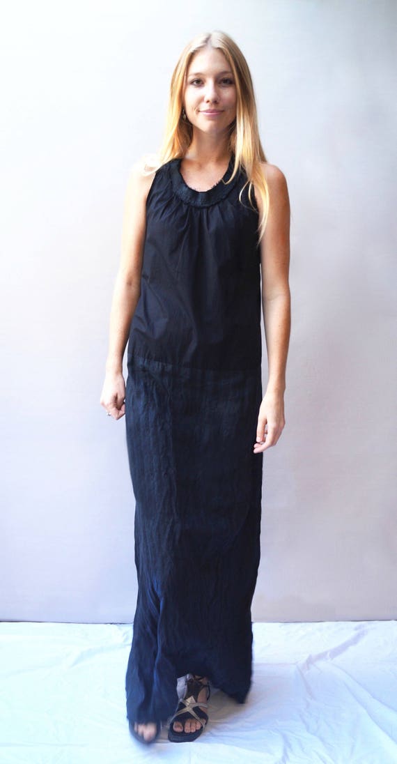 organic cotton maxi dress