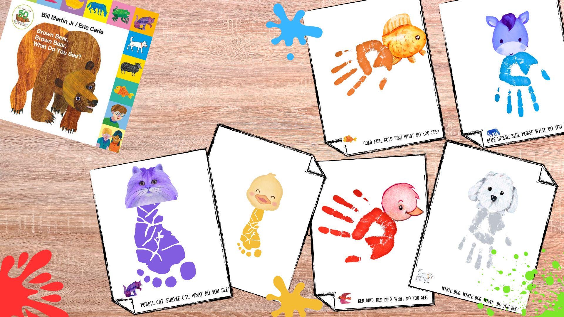 Brown Bear, Brown Bear by Bill Martin Jr, Illustrated by Eric Carle |  Sharing books with my baby, image size:1920x1080