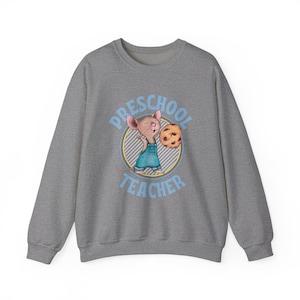 Cute Preschool Teacher Sweatshirt, Gift for Teachers, If You Give a Mouse a Cookie, Cozy Crewneck, Educational Humor