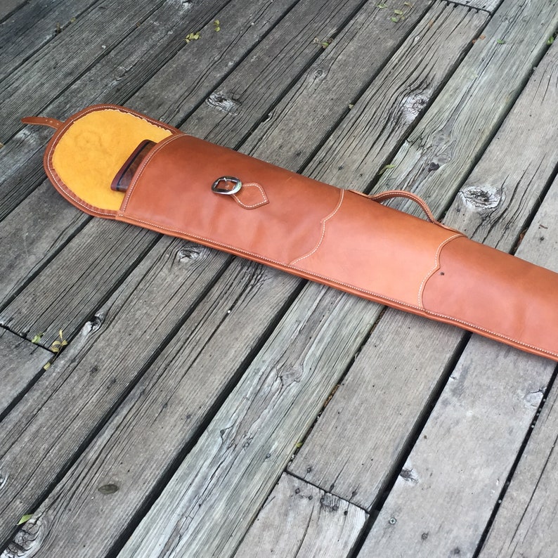 Handmade Leather Shotgun Case Groomsmen Gift Father's Etsy