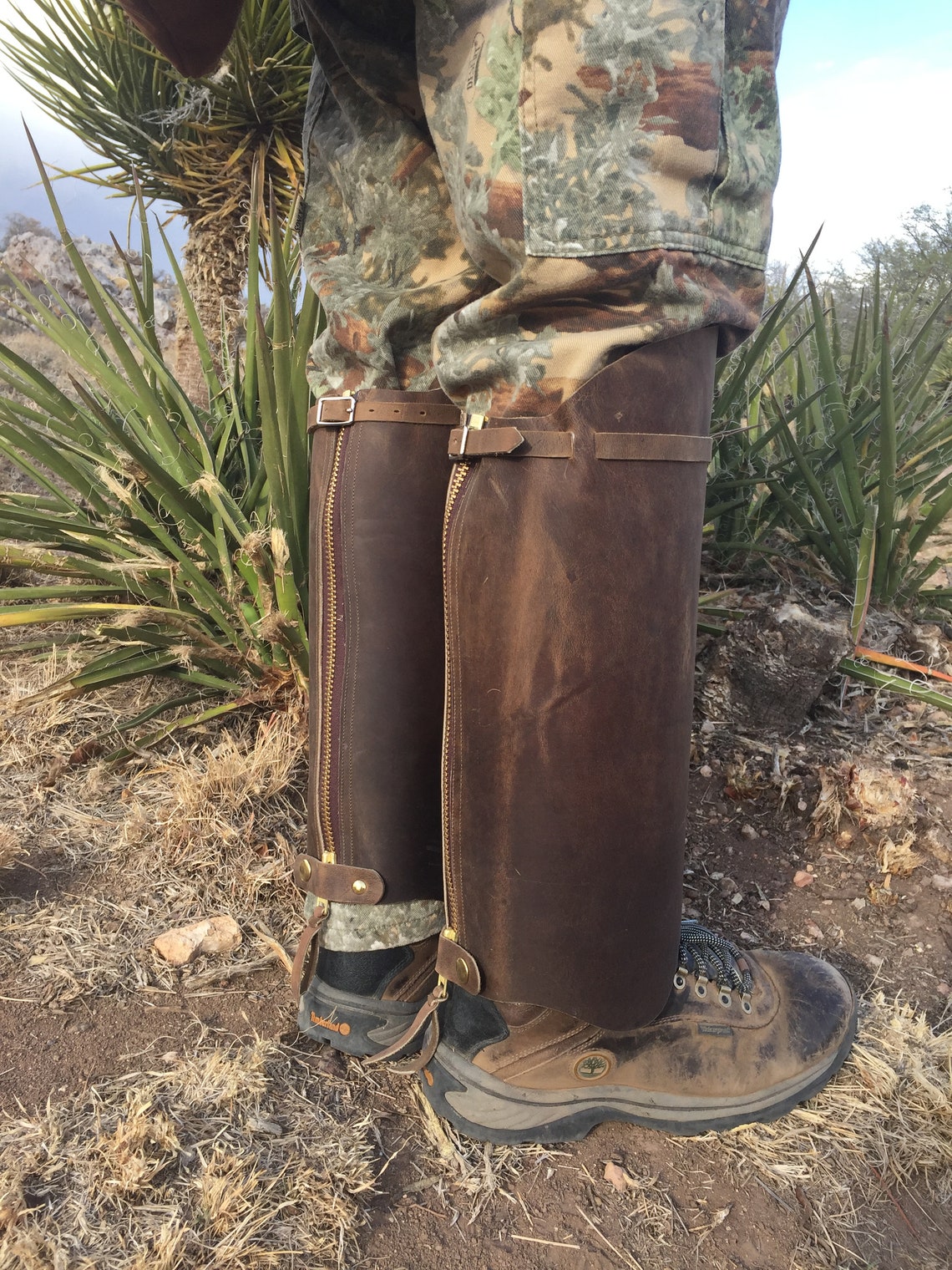 Leather Snake Gaiters Brush Gaiters Hiking Gaiters Half Etsy