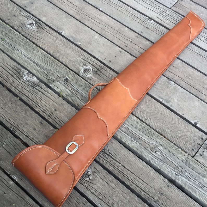 Handmade Leather Shotgun Case Groomsmen Gift Father's Etsy