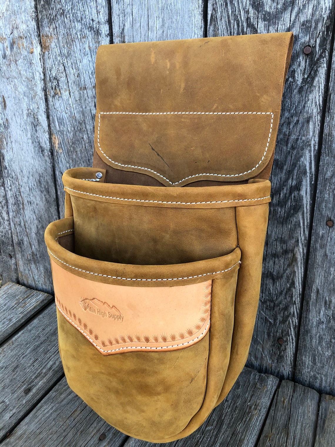 Leather Shell Bag Double Shooting Pouch Skeet Shooting Etsy