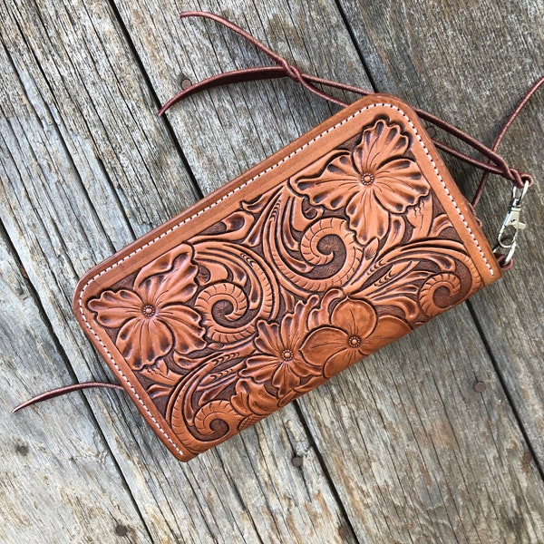 Hand Tooled Wallet Etsy