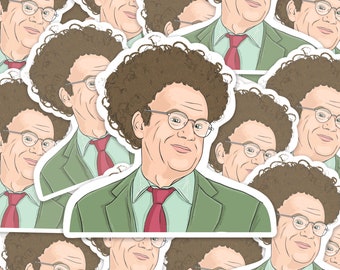 Dr. Steve Brule Vinyl Sticker | Fun | Laptop Stickers | Water Bottle | Check it out | Best Friend Gift | Funny | Fridge Magnet | For Him