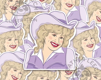 Dolly Sticker | Magnet | Dolly Parton | Country Queen | For Her | Pride | Water bottle | Laptop