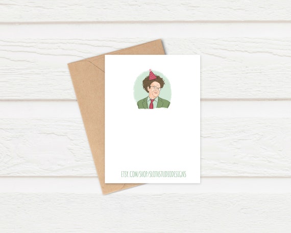 Check It Out With Dr Steve Brule Funny Birthday Card Ya Dingus