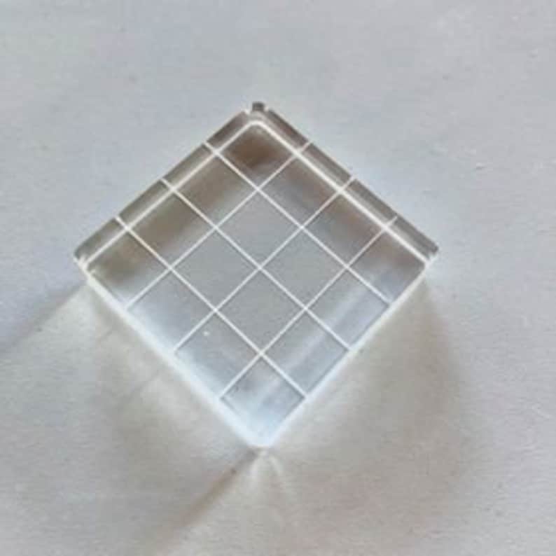 Acrylic Clear Rubber Stamp Block Stamping Block for Etsy Australia