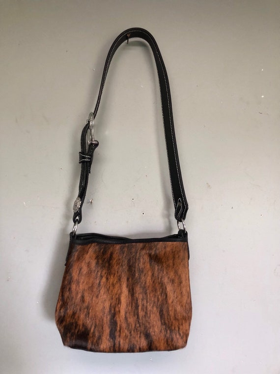 Crossbody Leather Lined Double Sided Cowhide Hair On Etsy