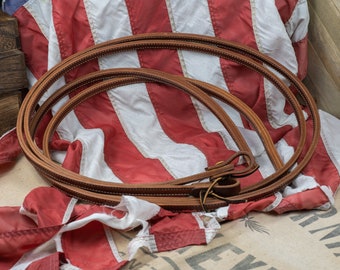 Weighted Stitched triple ply reins