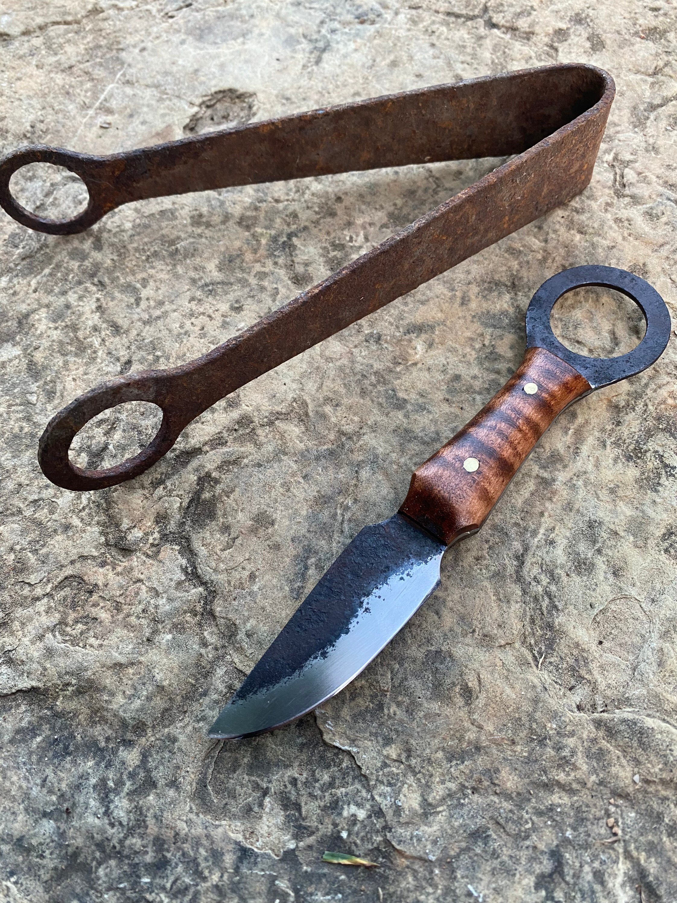 Hand Made Trap Spring Knife Handmade Knife High Carbon Knife - Etsy