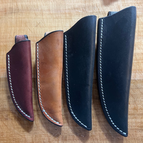 Handmade leather knife sheaths, handmade knife sheaths