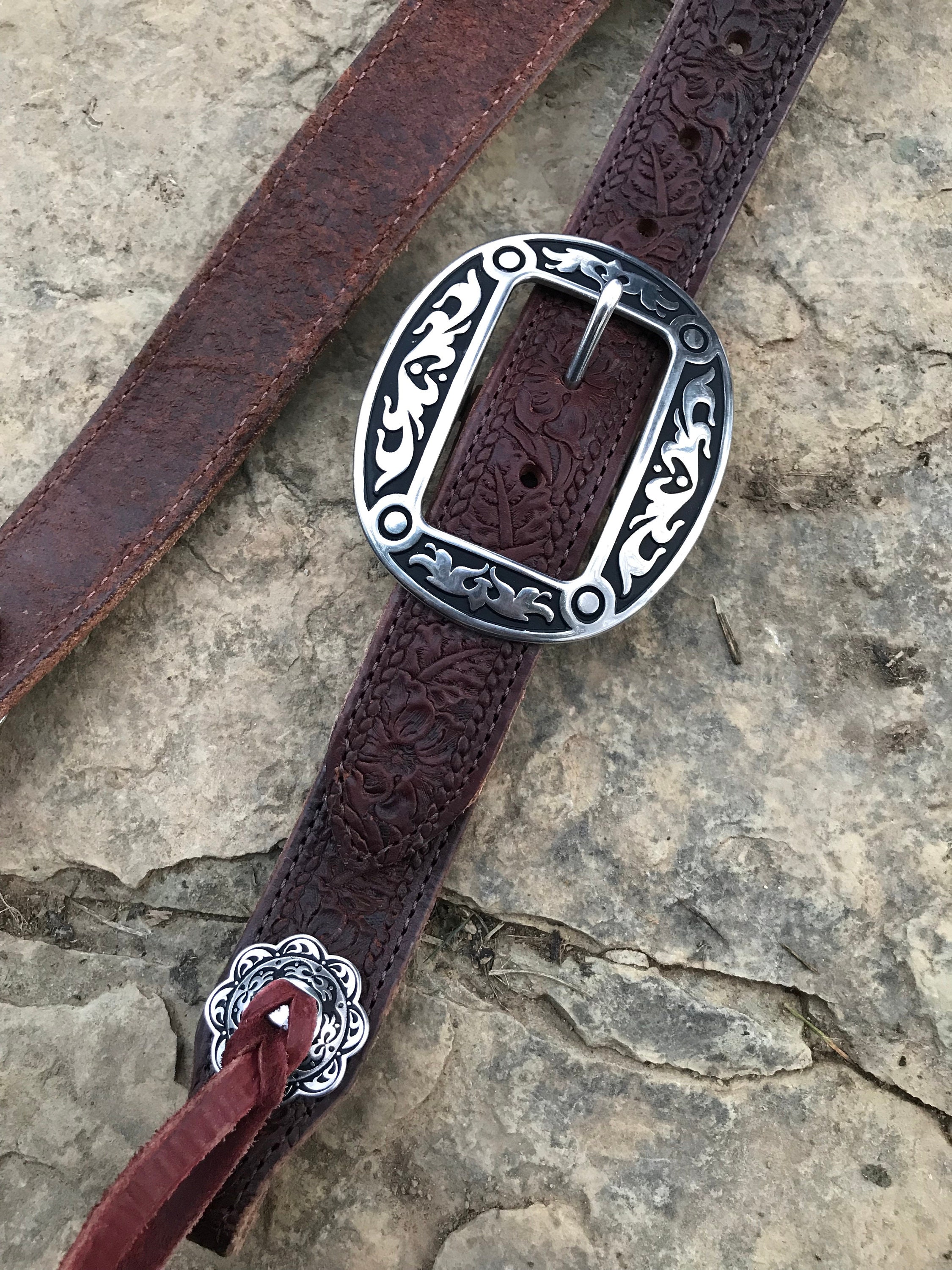 Belt Headstall Handmade Headstall One Ear Headstall Hand Etsy